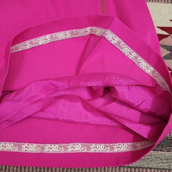 Lilly Pulitzer Passion Pink Arizona Mini Skirt Sz 2 A-line Barbiecore Girly - Picture 6 of 10